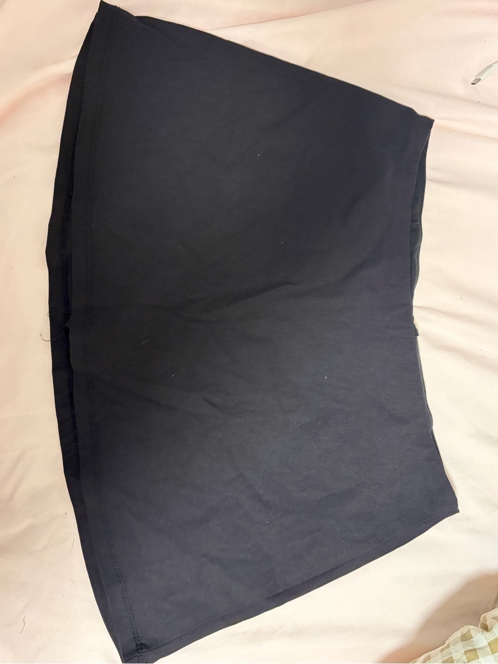 Garage Black Mini Skirt - Simple A-Line